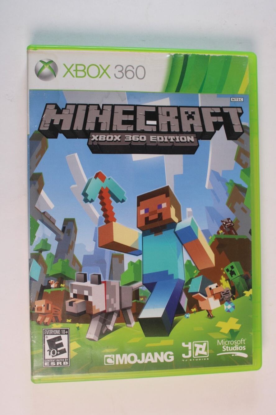 Minecraft (Microsoft Xbox 360) Authentic, tested/works